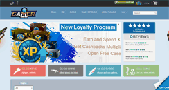 Desktop Screenshot of gamerall.com